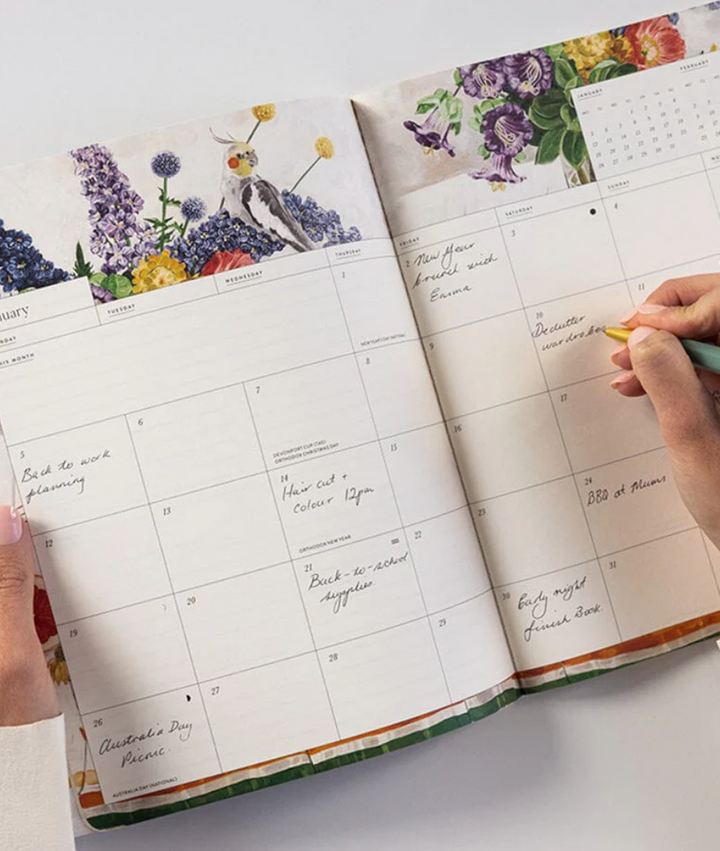 Bespoke 2026 Monthly Calendar Notebook