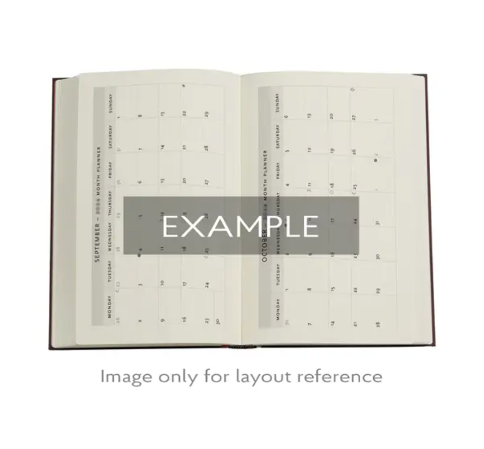 2026 Gaudi's Sun, Midi, Horizontal, Hardcover Weekly Diary