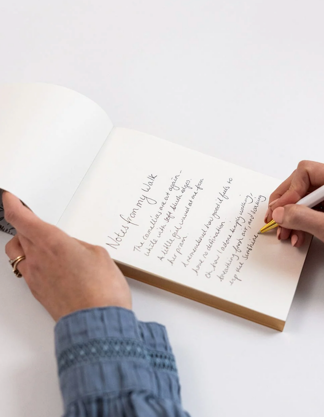 Bespoke Notepad Desktop Jotter - Botanical Grove