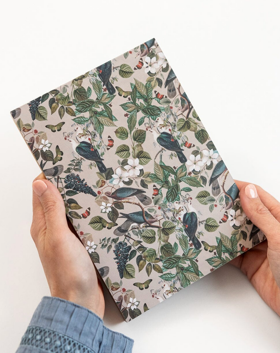 Bespoke Notepad Desktop Jotter - Botanical Grove