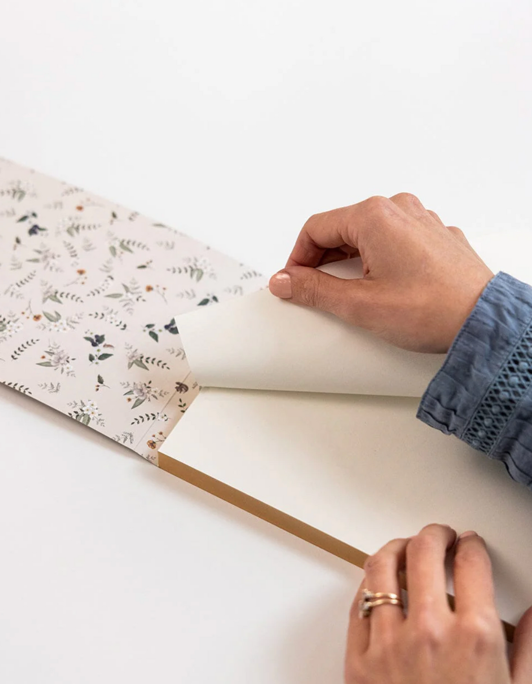 Bespoke Notepad Desktop Jotter - Button Fern