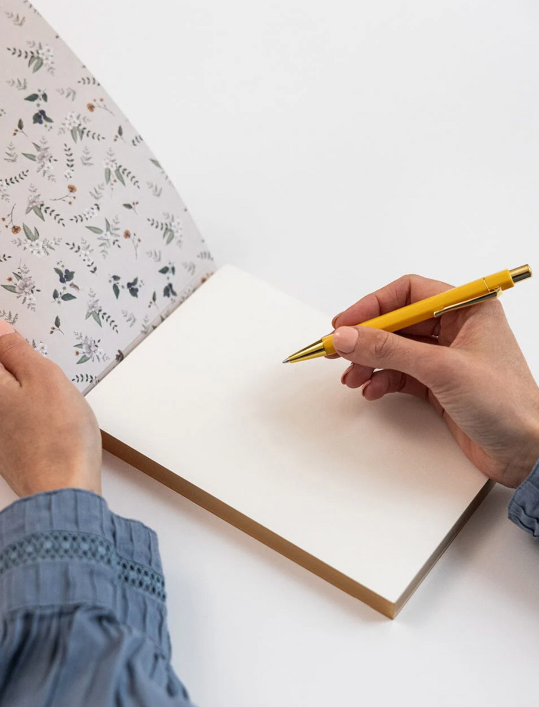 Bespoke Notepad Desktop Jotter - Button Fern