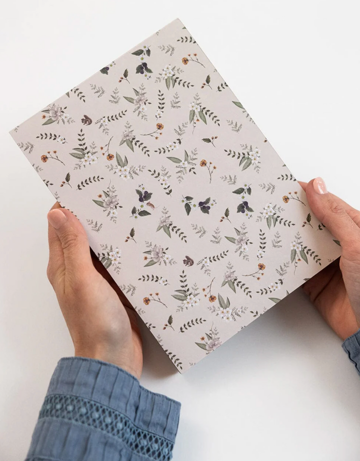 Bespoke Notepad Desktop Jotter - Button Fern
