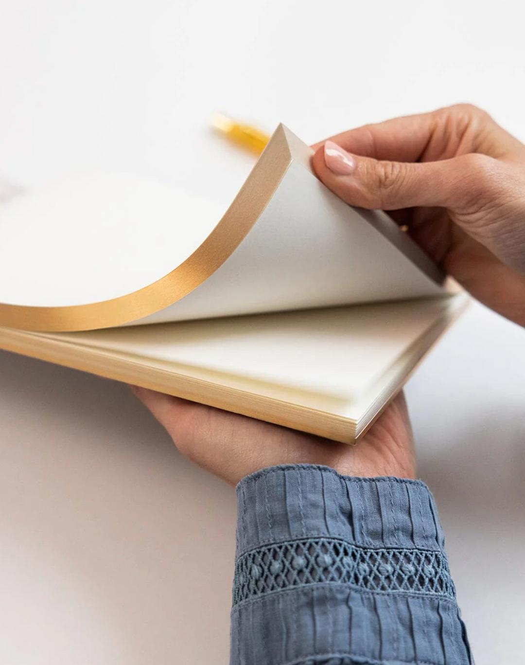 Bespoke Notepad Desktop Jotter - Dancing Poppies