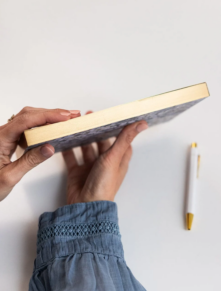 Bespoke Notepad Desktop Jotter - Ivory Garden