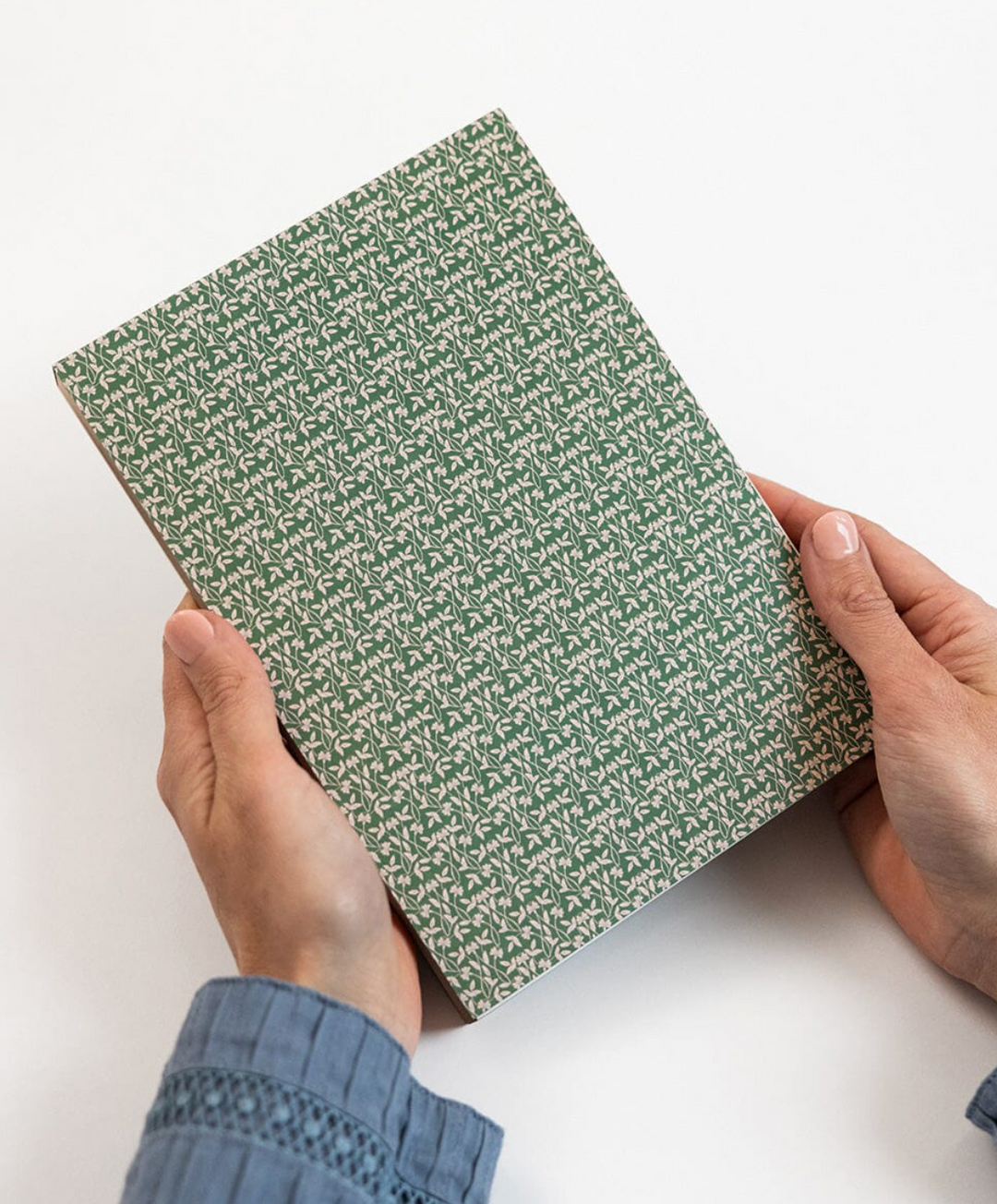 Bespoke Notepad Desktop Jotter - Finch Bramble