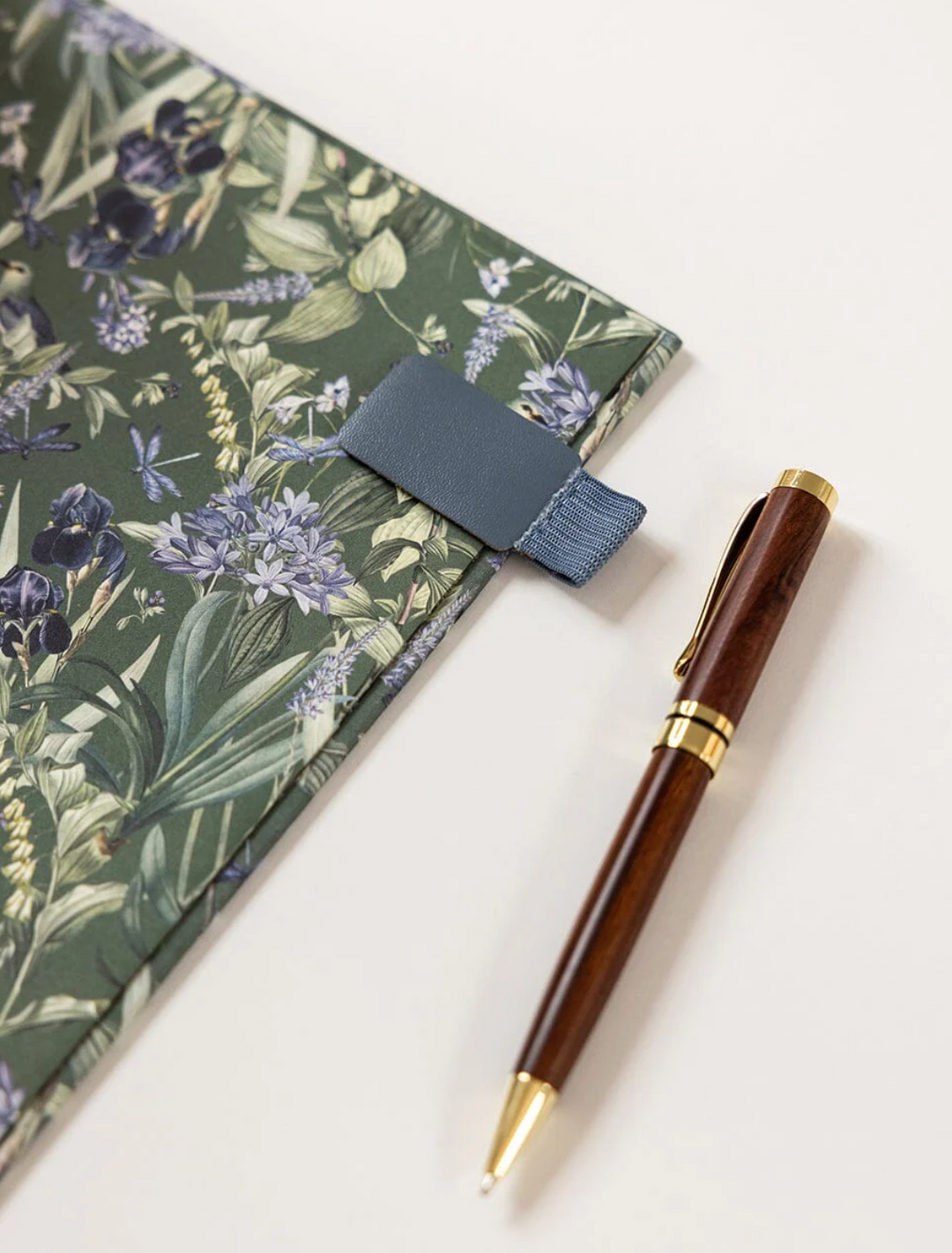 Bespoke Adhesive Rectangle Pen Loop - Denim Blue