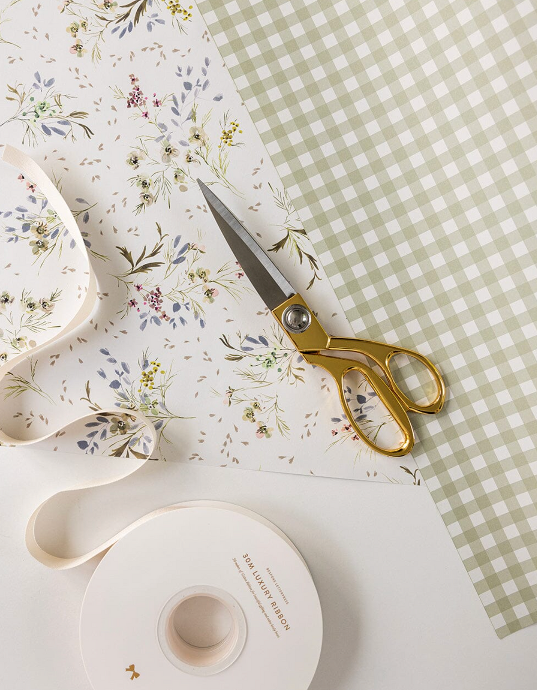 Bespoke Traditional Crafting scissors - Gold Medium