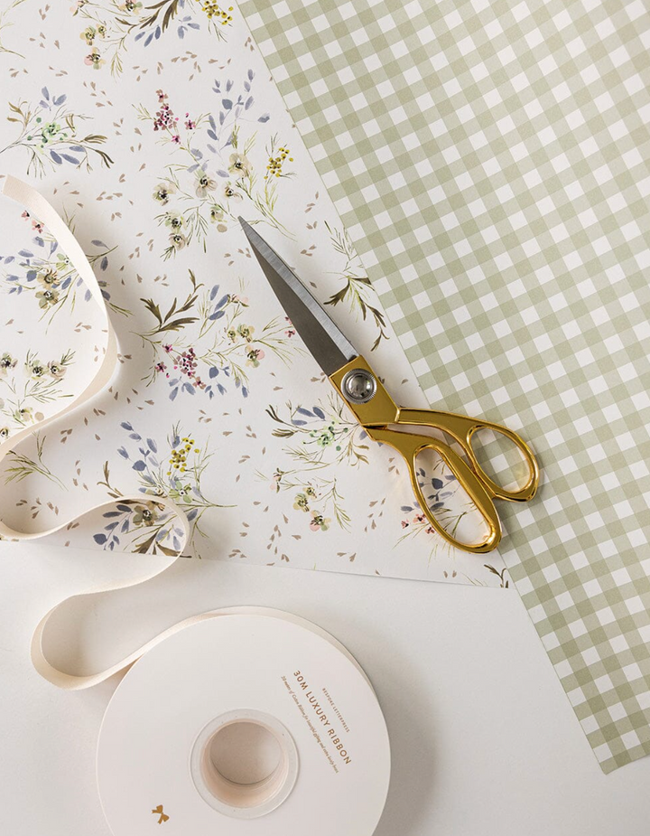 Bespoke Traditional Crafting scissors - Gold Medium