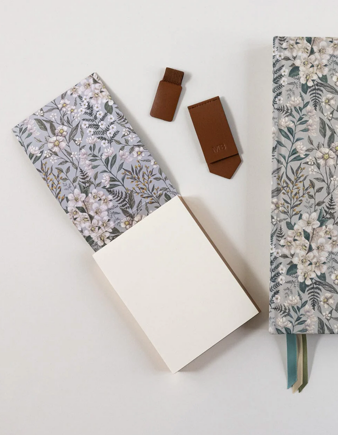 Bespoke Notepad Mini Jotter - Ivory Garden