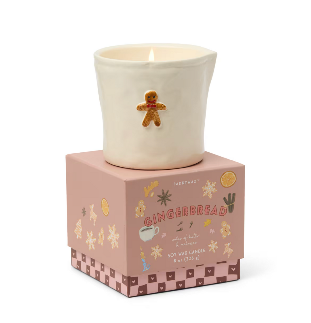 Bistro Ceramic Candle Gingerbread - Butter & Molasses