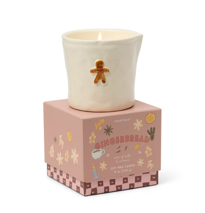 Bistro Ceramic Candle Gingerbread - Butter & Molasses