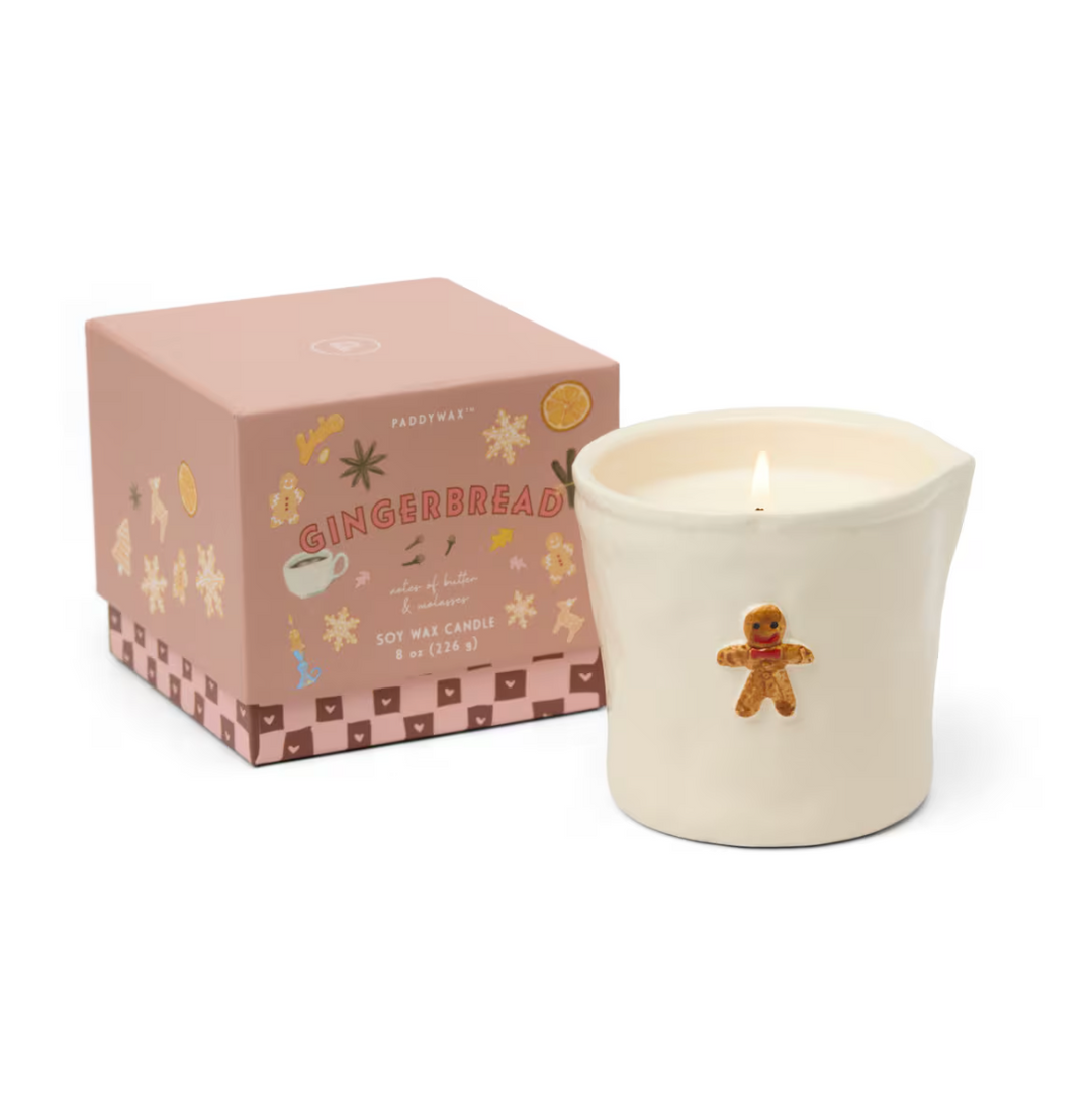 Bistro Ceramic Candle Gingerbread - Butter & Molasses