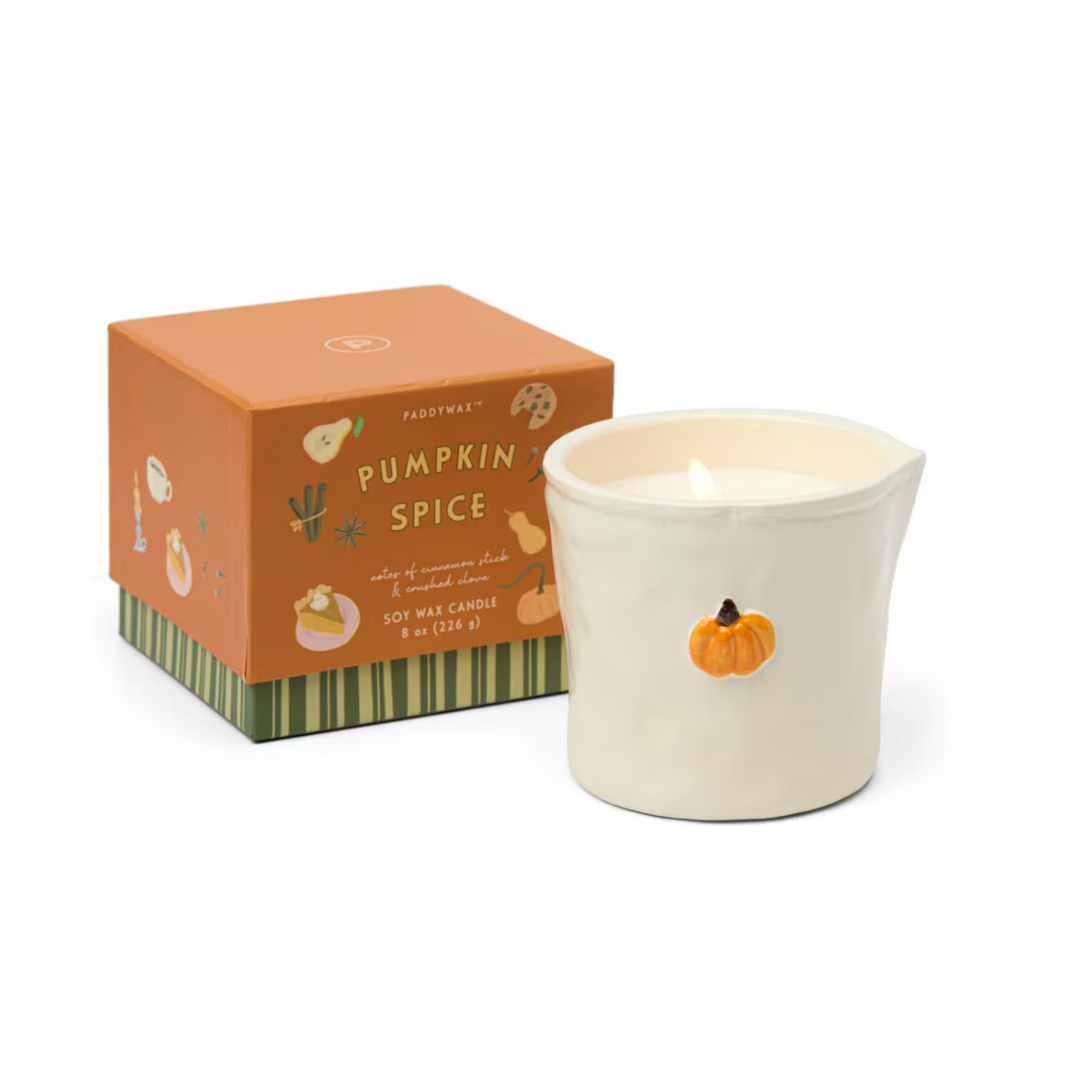 Bistro Ceramic Candle Pumpkin Spice - Cinnamon & Crushed Clove