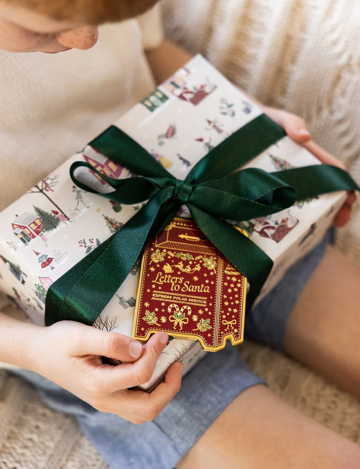 Bespoke Flat Wrap - Christmas Winter Wonderland & Spruce Tartan