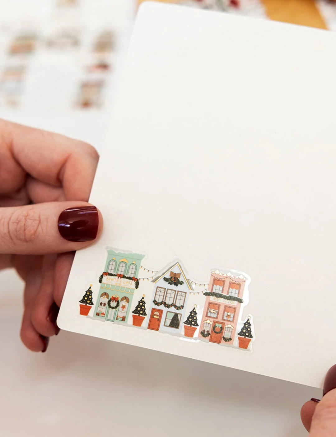 Bespoke Sticker Pack - Christmas Houses