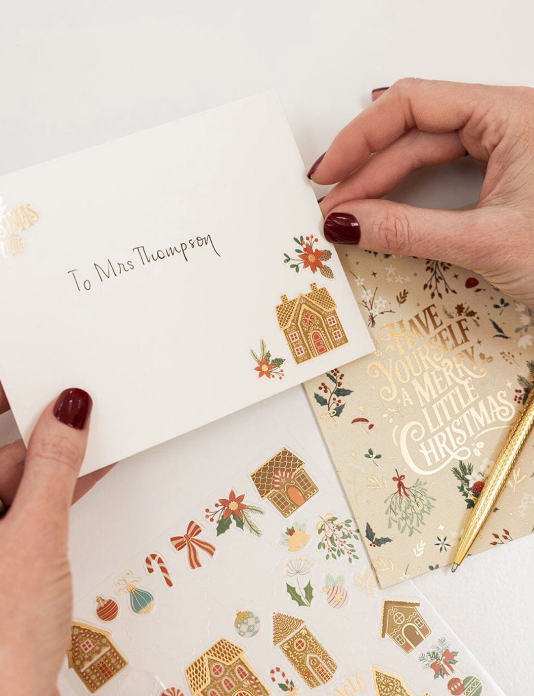 Bespoke Sticker Pack - Gingerbread Houses