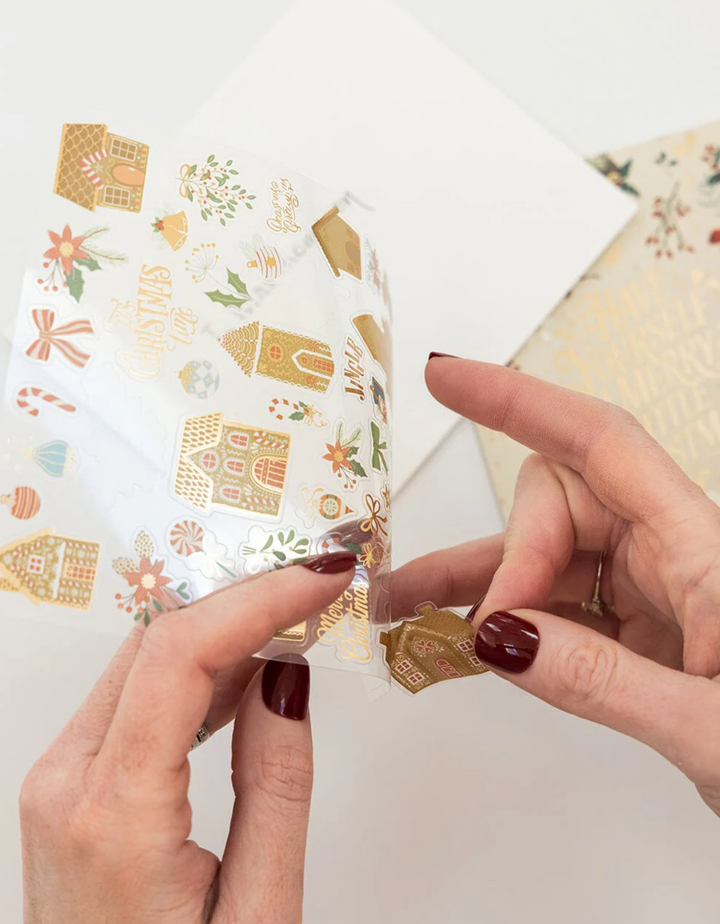 Bespoke Sticker Pack - Gingerbread Houses