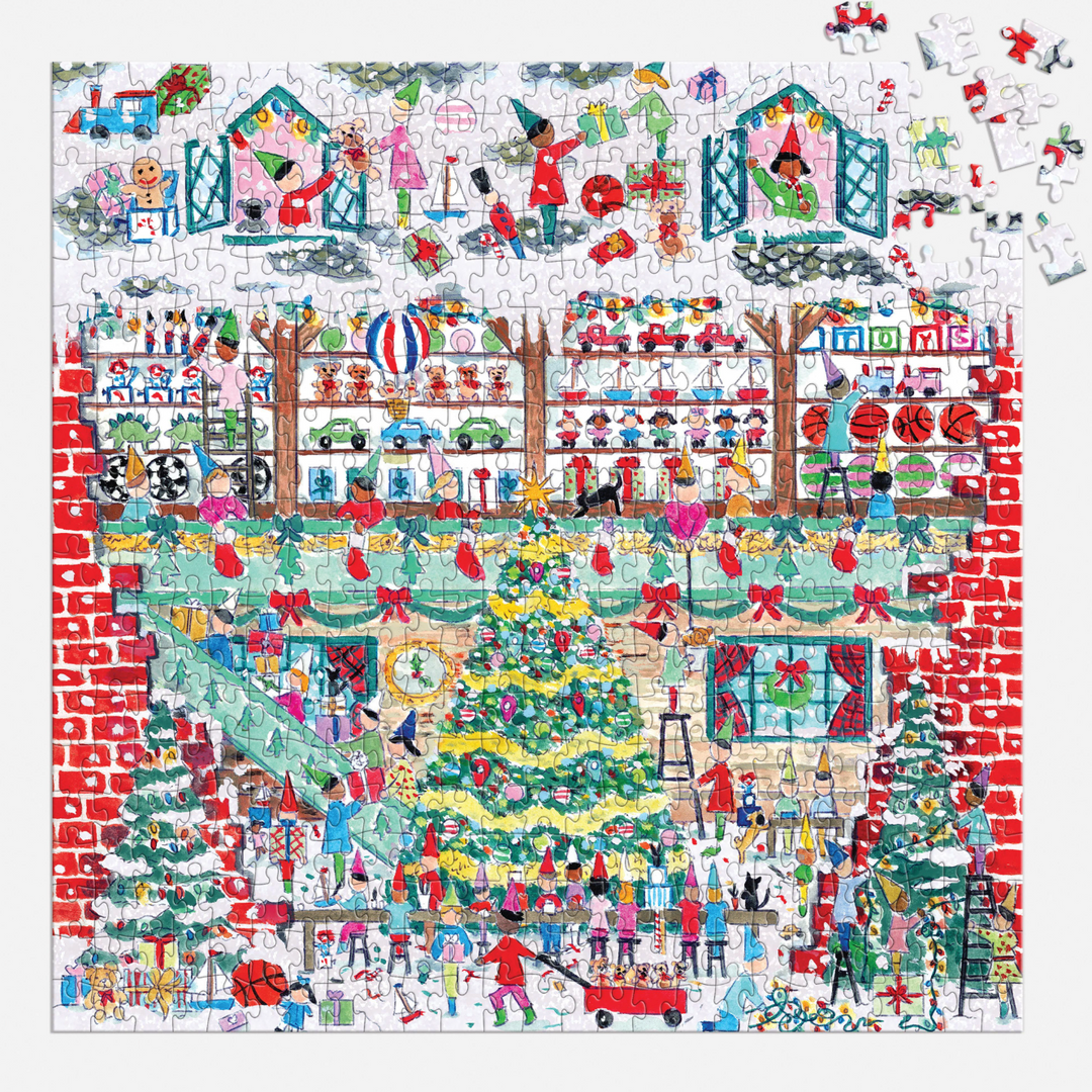 Galison 500 Piece Puzzle - Toy Workshop