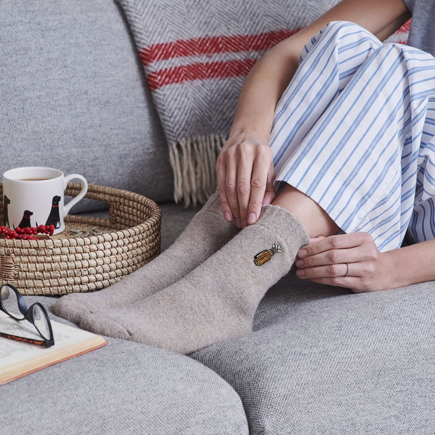 Sweet William Wool Socks - Golf Bag and Clubs