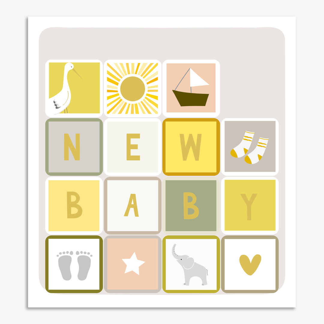 Fizz Card - New Baby