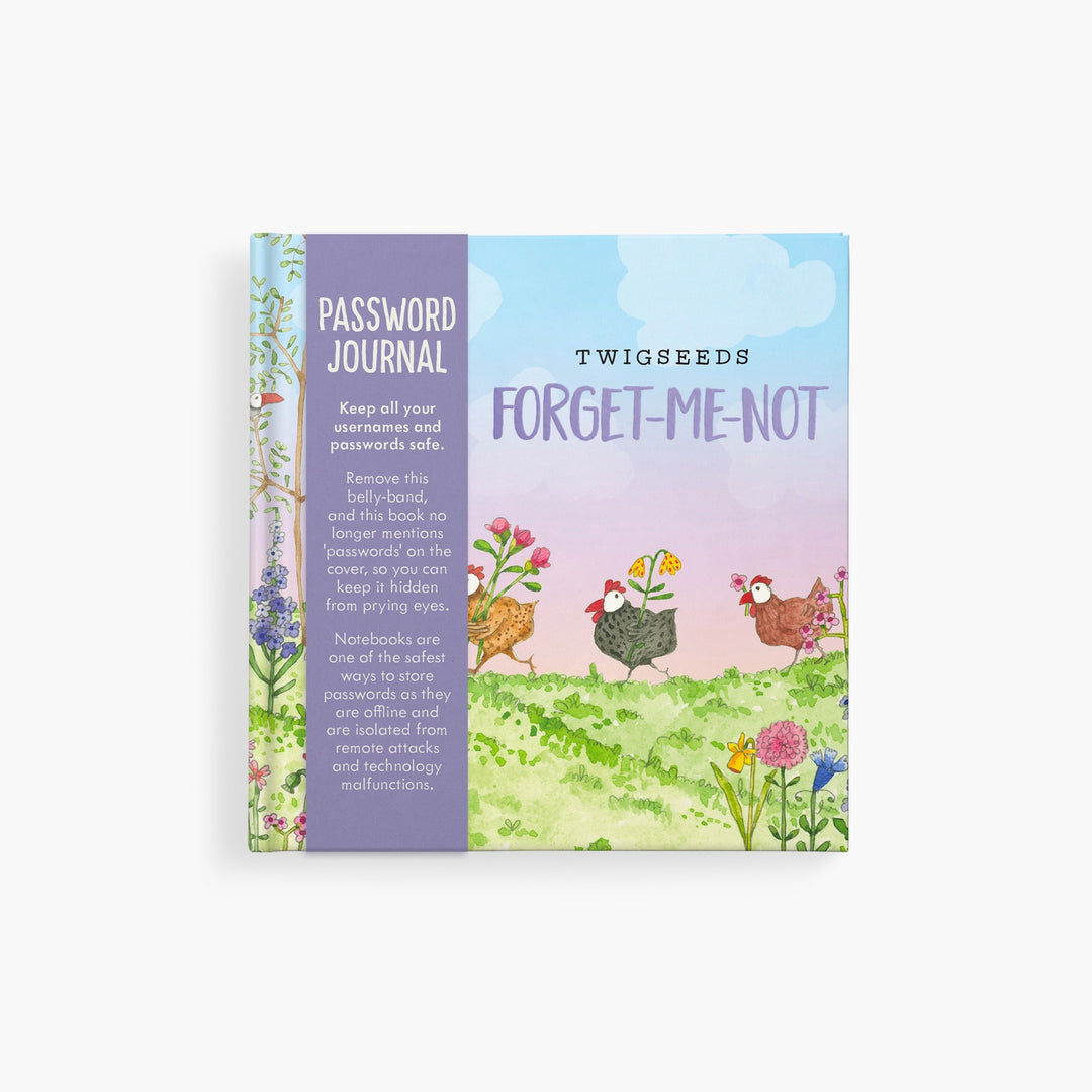 Password Book -  Forget Me Not