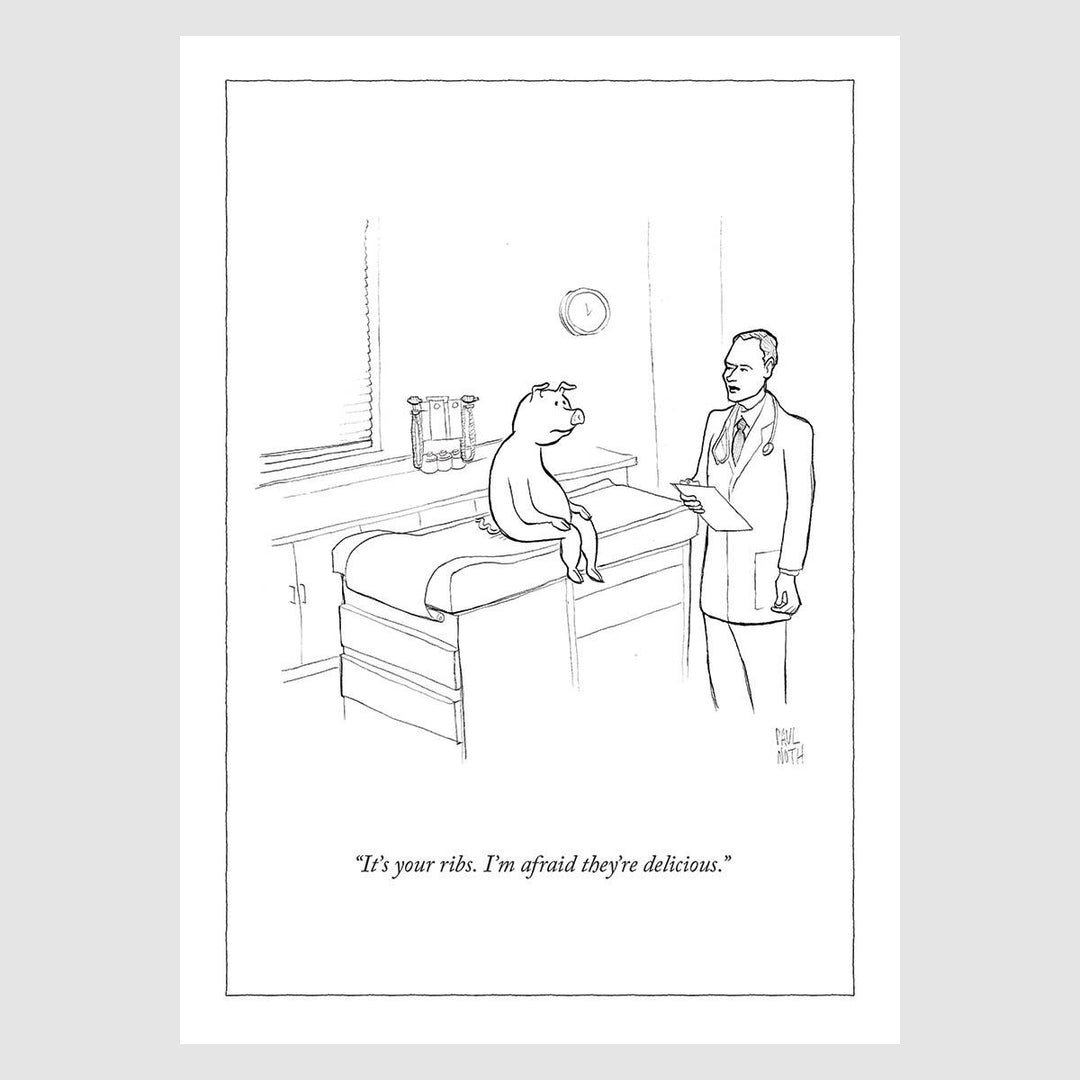 The New Yorker Card - Delicious Ribs