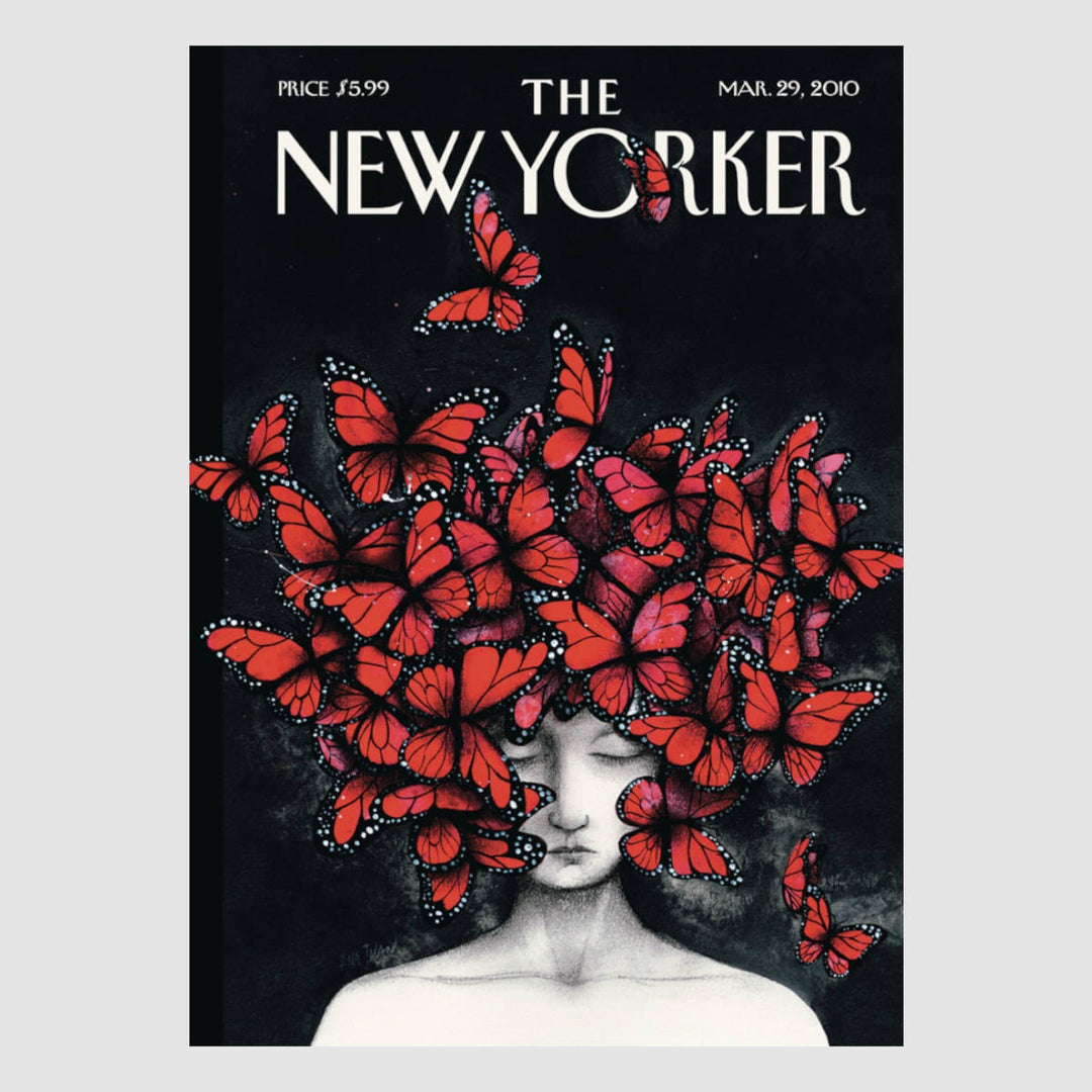 The New Yorker Card - Butterfly Woman