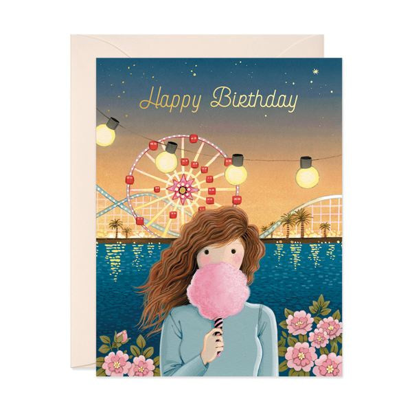 JooJoo Paper Card - Cotton Candy Birthday