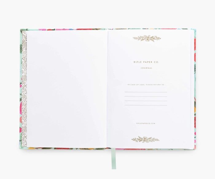 Fabric Journal - Ruled - Large - Garden Party