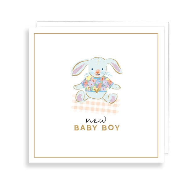 Card - Baby Boy Bunny
