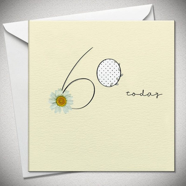 Bootanicals Card - 60th Birthday