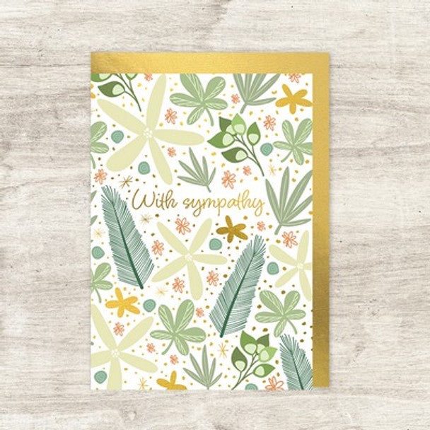 Blooms Card - With Sympathy