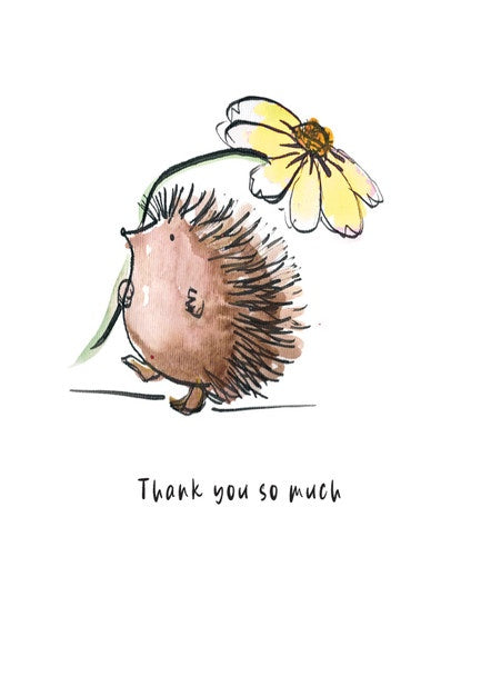 Card - Thankyou Hedgehog