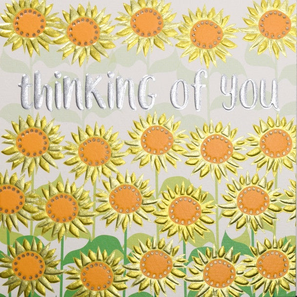 Card - Thinking Of You Sunflowers
