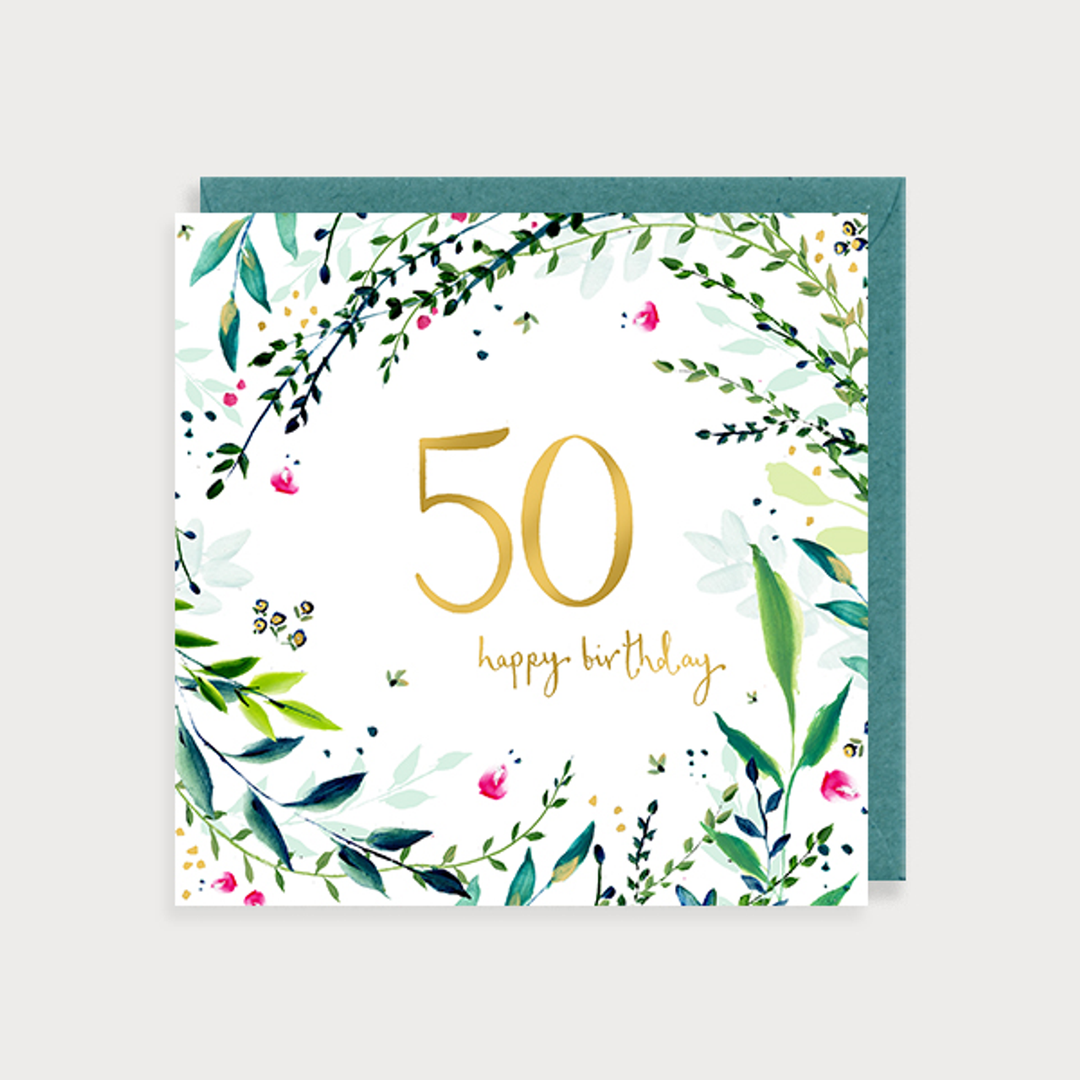 Safari Party Card - 50th Birthday