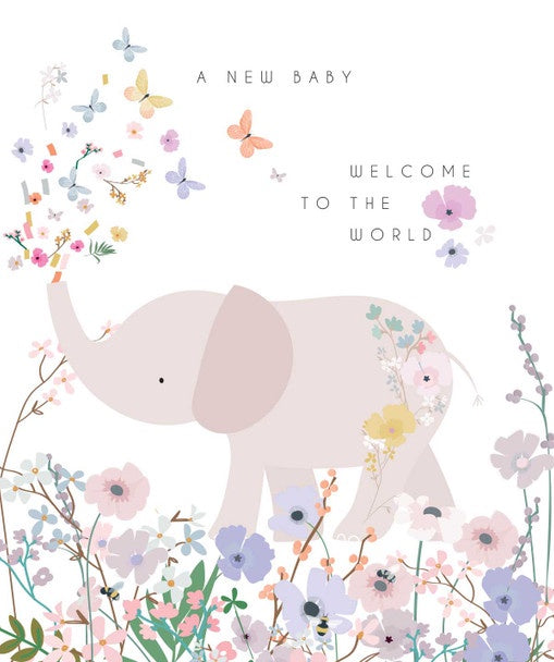 Meadow Card - New Baby - Welcome To The World