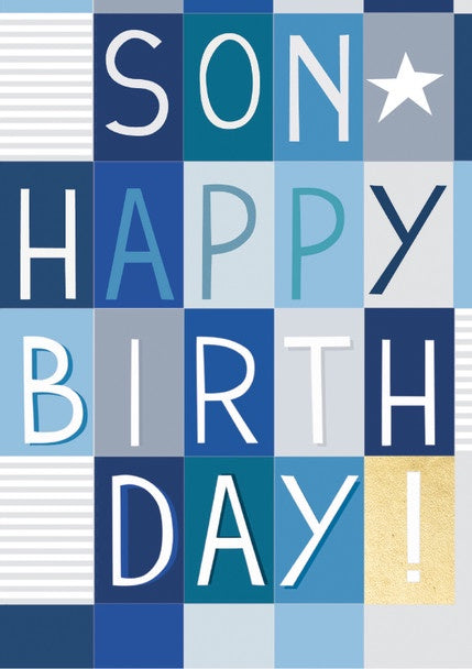Check Mate Card - Happy Birthday Son
