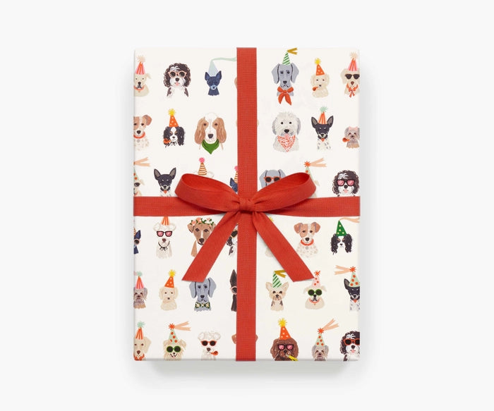 Single Wrapping Sheet - Party Dogs