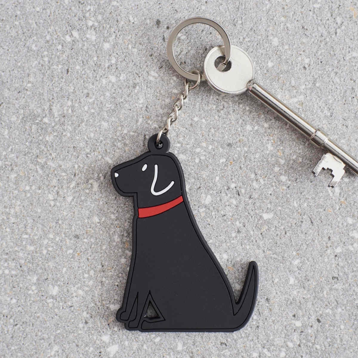 Keyring - Black Labrador - Sweet William