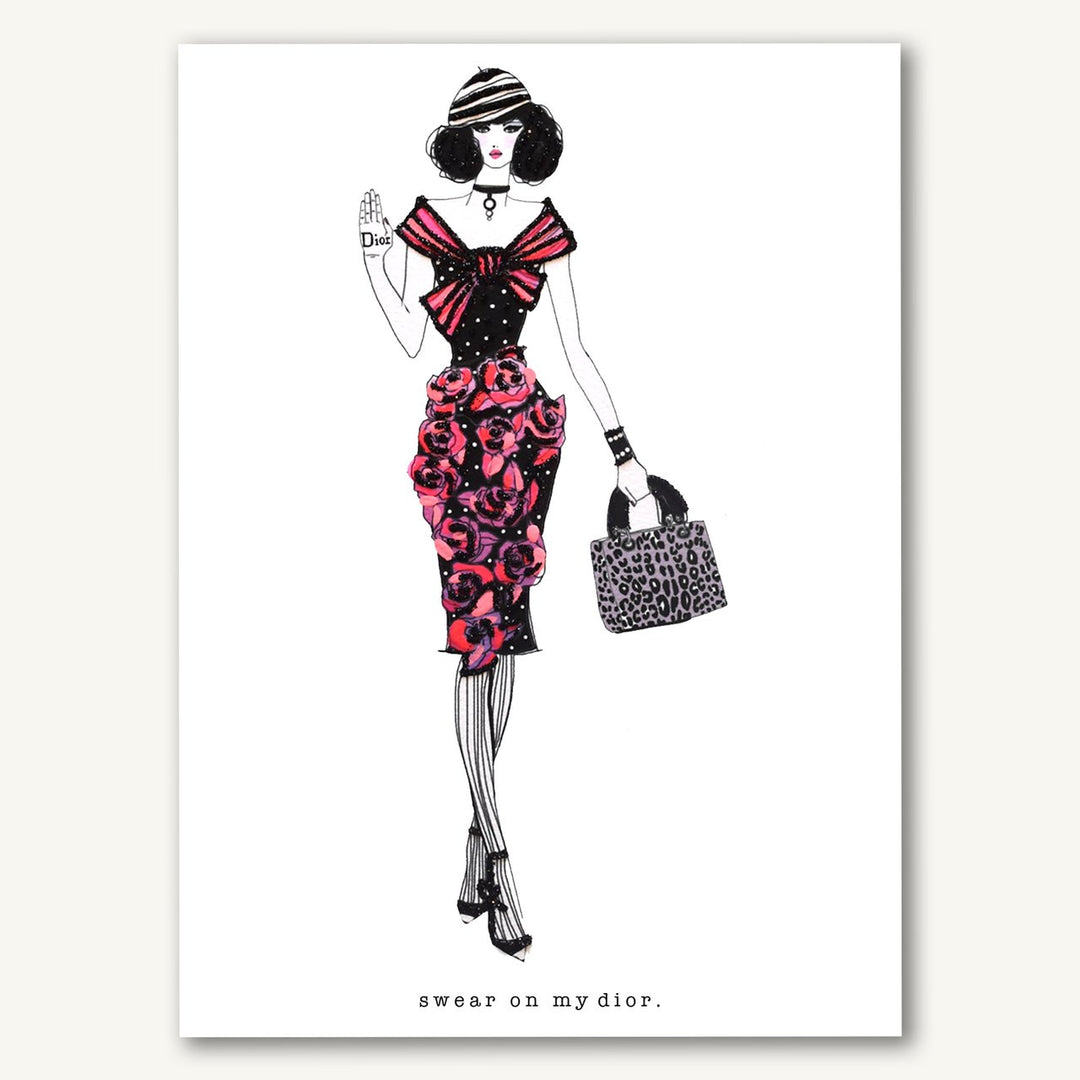 Verrier Card - Swear On My Dior