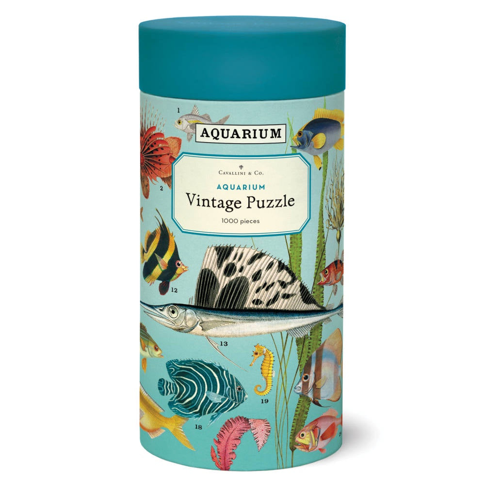 Cavallini & Co. 1000 Piece Puzzle - Aquarium