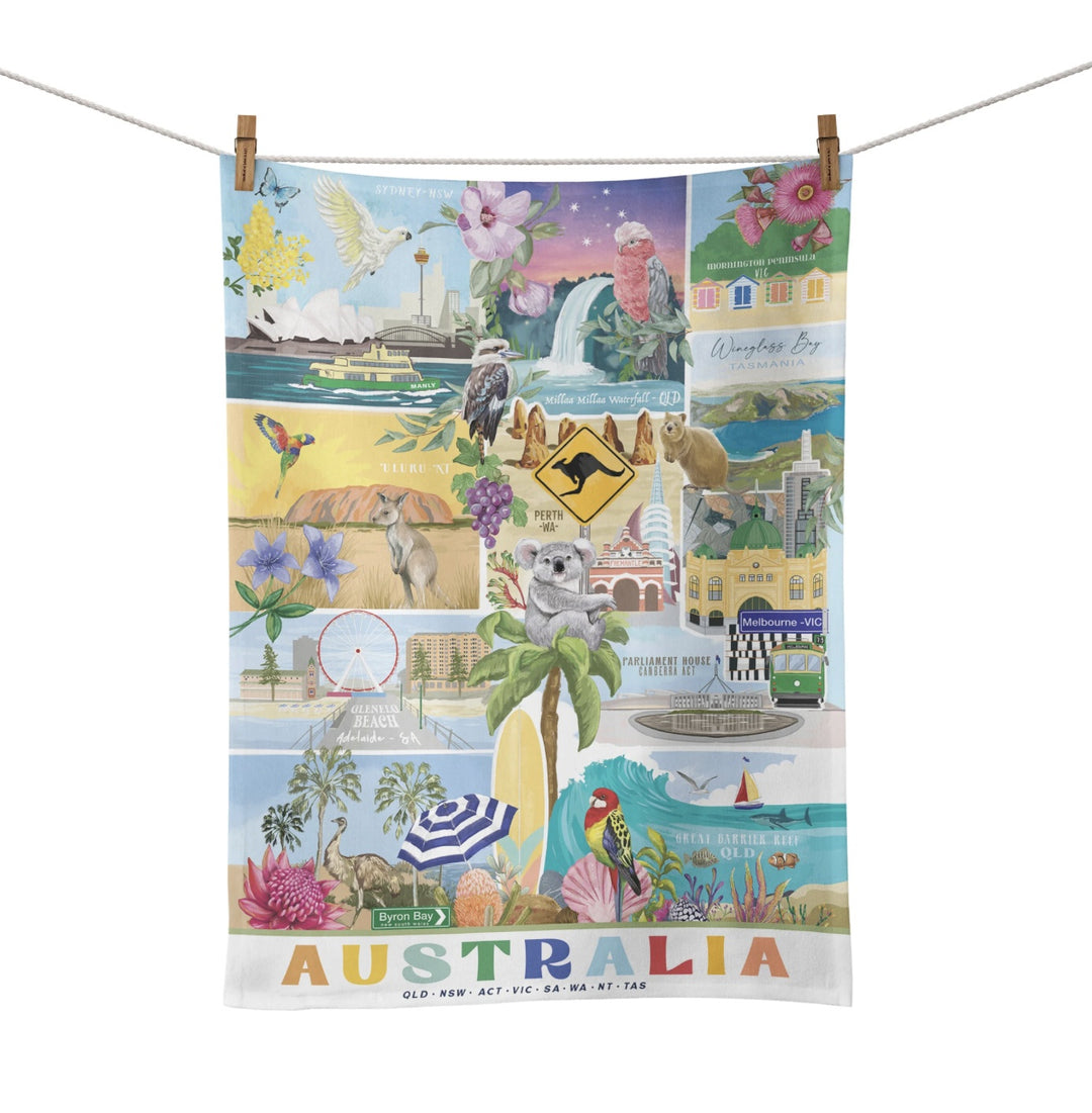 Tea Towel - Gday Australia