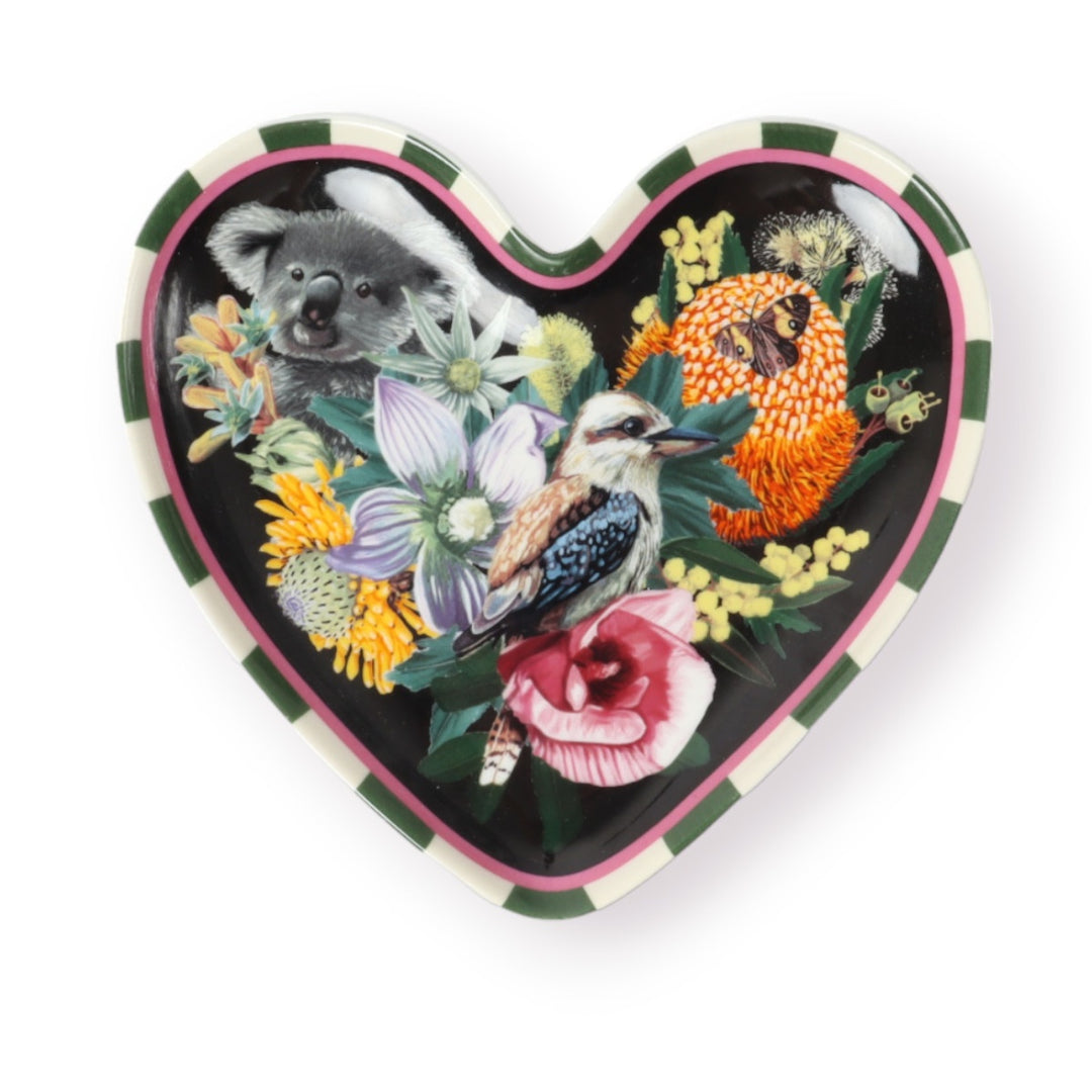 Heart Shaped Trinket Tray - Good Evening