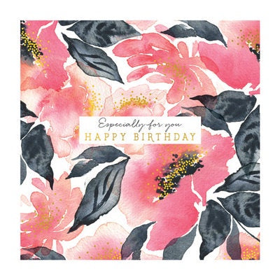 Birthday Card - Especially For You Happy Birthday - The Art File
