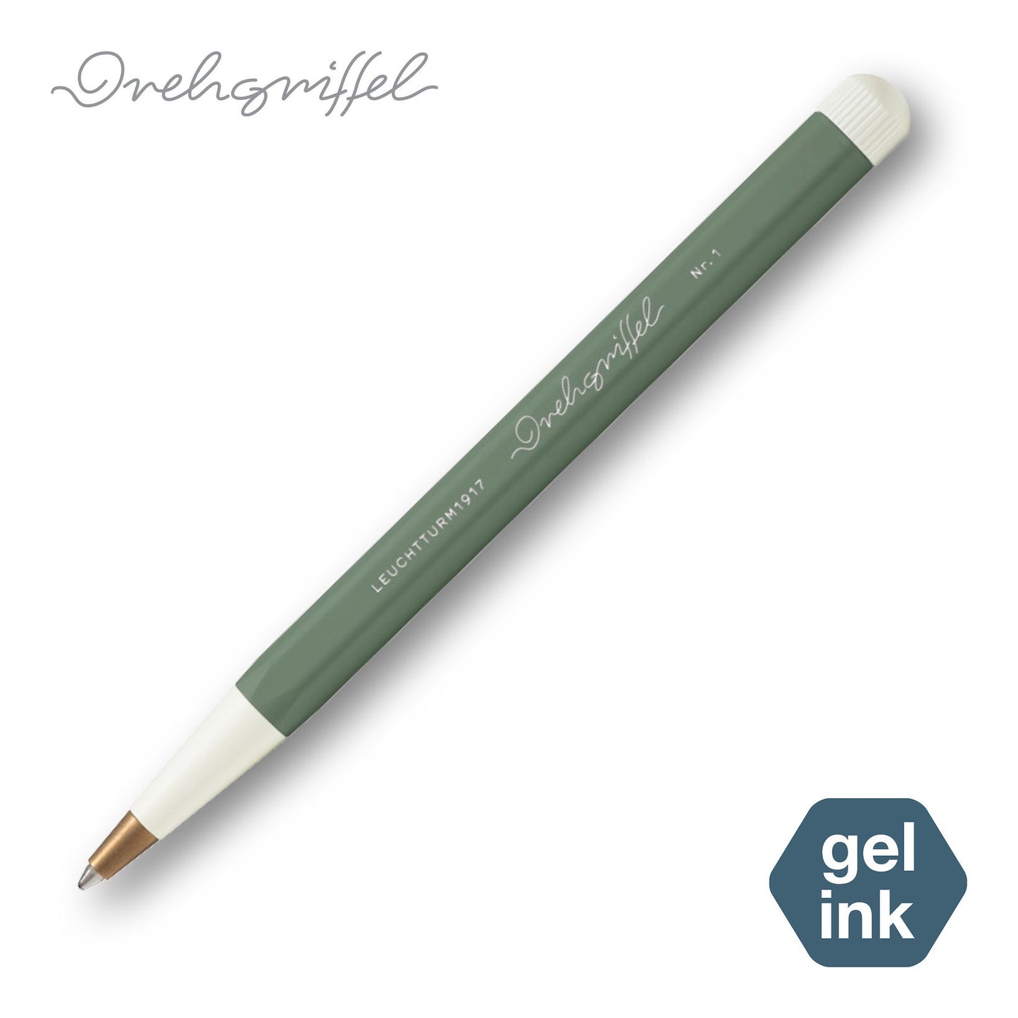 Drehgriffel No. 1 Gel Ballpoint Pen - Olive