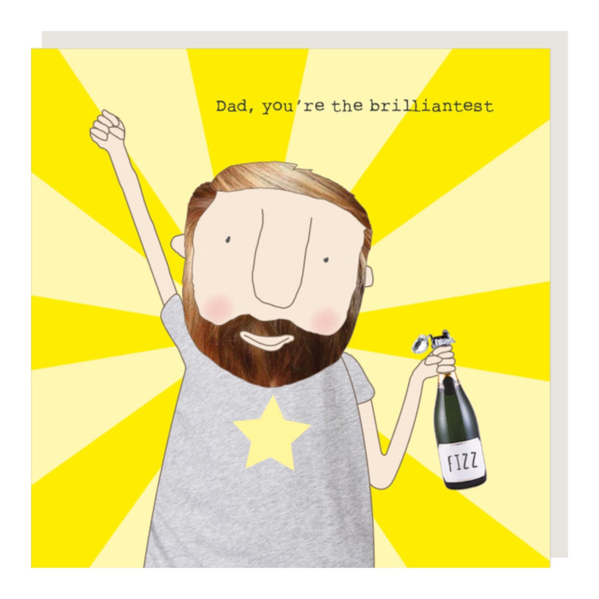For Dad Card - Dad, you're the brilliantest! - Rosie Made a Thing