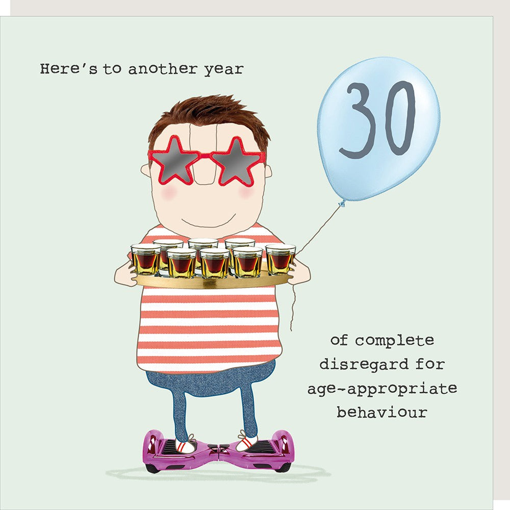 Card - 30th Disregard Male