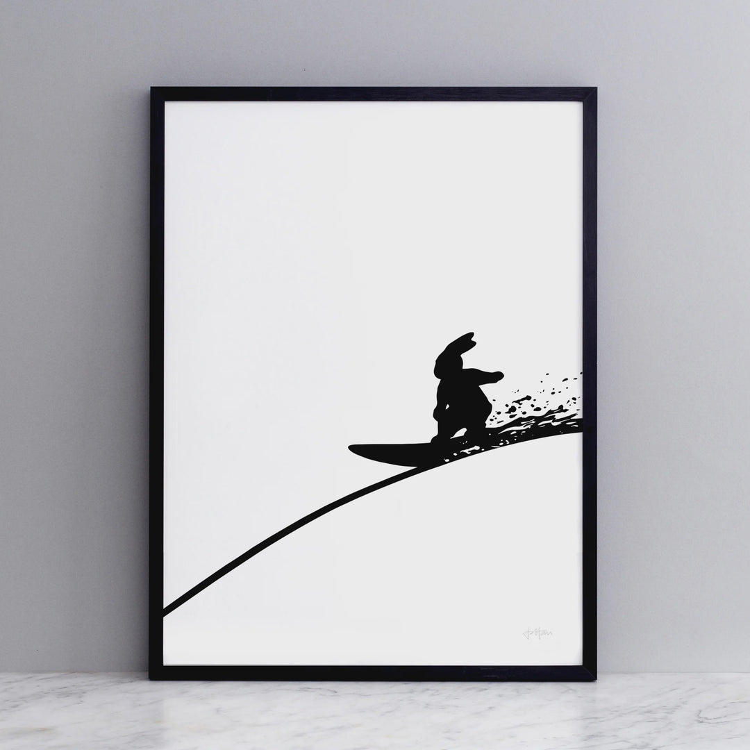Ham Print (Unframed) - Surfing Rabbit