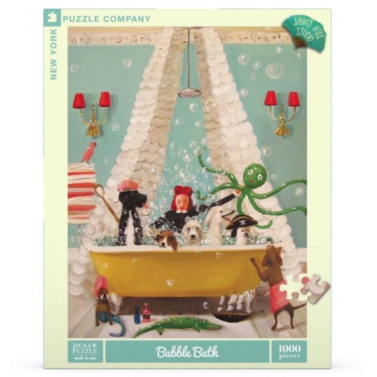 New Yorker 1000 Piece Puzzle - Bubble Bath